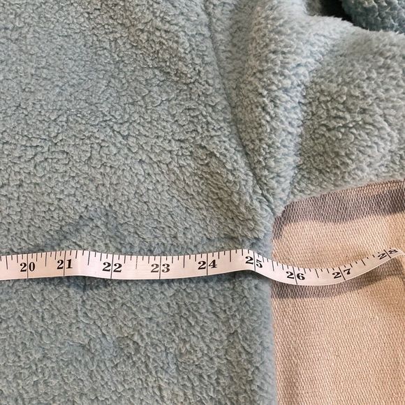 The Gap Fleece Pullover Womens Size Large Tall Baby Blue SOFT Athleisure NWT - Picture 3 of 7